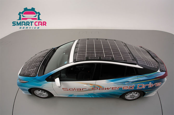 năng lượng  mặt trời cho xe toyota